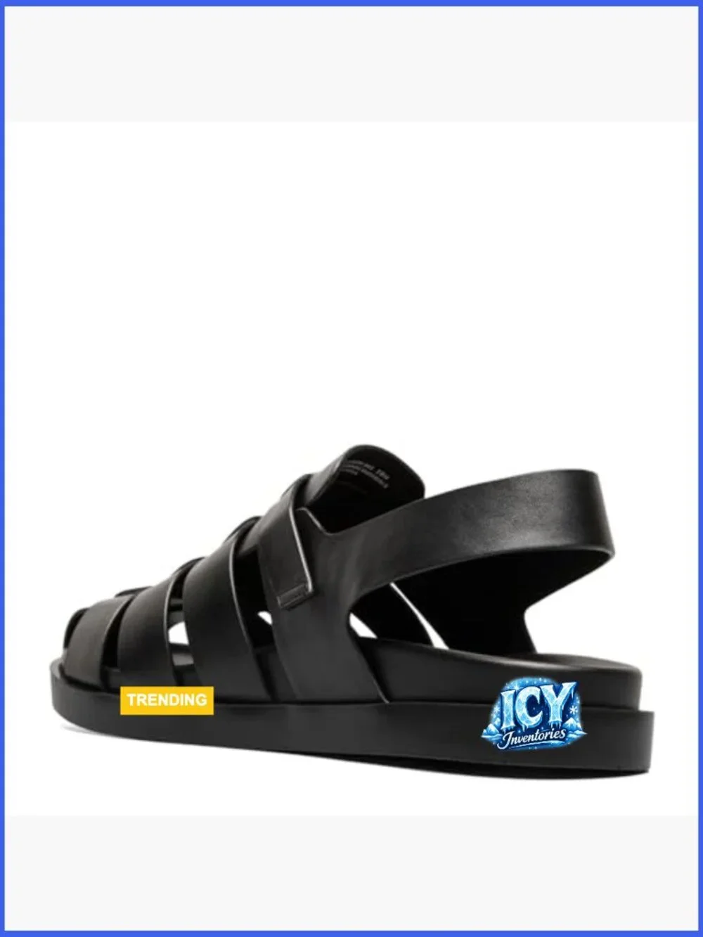Men's Slingback Buckle Sandal with Cushioned Footbed